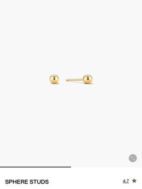 Mejuri 14k Gold Sphere Studs
